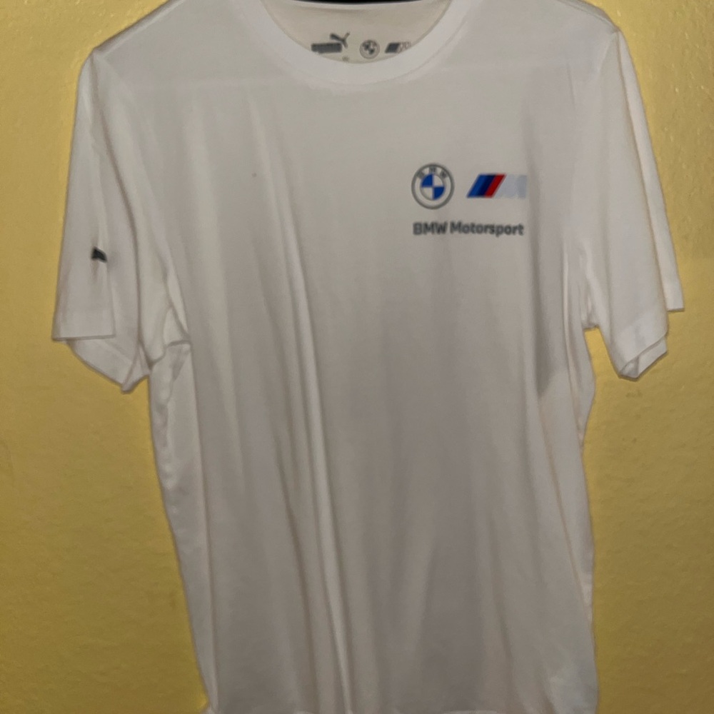 Puma White BMW Motorsport Tee